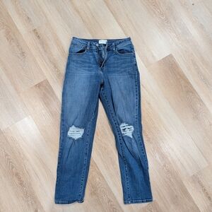 Classic Blue Straight Leg Jeans
